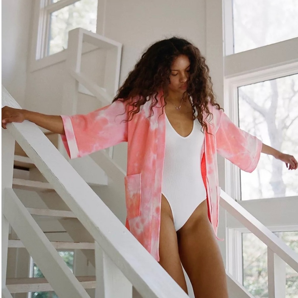 Urban Outfitters Waffle Knit Robe